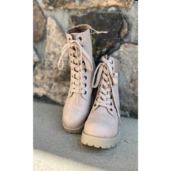 NEW BLOWFISH athena beach waves recycled boot in almond - Picture 3 of 5